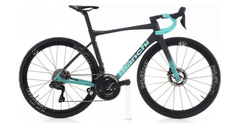 Produit reconditionné · Bianchi Specialissima RC Arkea Team Di2 12V · Gris / Vélo de route | Très bon état