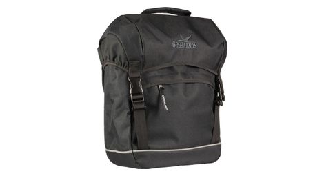 Greenlands urban travel extra large simple noir 25 litres