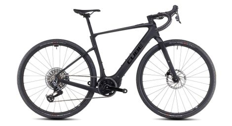 Cube nuroad hybrid c:62 slx 400x electric gravel bike sram rival etap axs/sram gx eagle axs 12s 400 wh 700 mm carbonio nero 2025