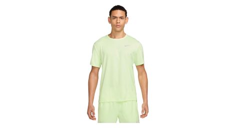Maillot manches courtes nike dri-fit uv miler jaune homme