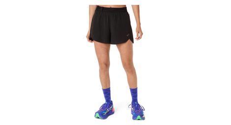 Asics Metarun Split Shorts Schwarz Damen