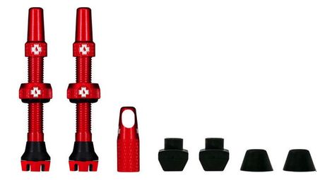 Tubeless valves muc-off v2 44mm red