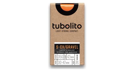 Chambre a air tubolito s cx gravel 700c presta 42 mm