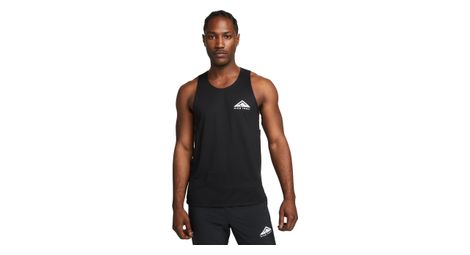 Debardeur nike dri fit trail solar chase noir blanc