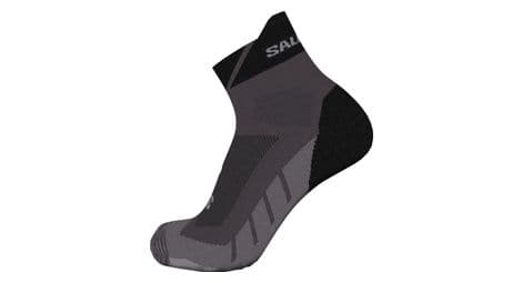 Chaussettes unisexe salomon speedcross ankle noir/gris