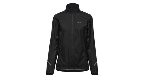 Chaqueta de running gore wear r3 parcial gore-tex infinium mujer negra