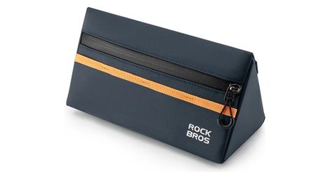 Sacoche de guidon de vélo 1,3L, pochette de rangement - Bleu foncé