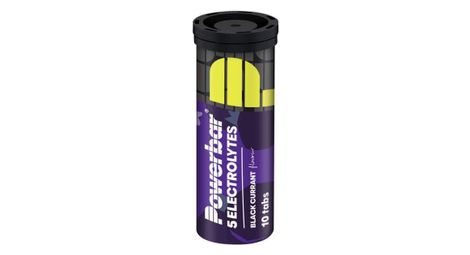 Boisson énergétique powerbar 5 electrolytes cassis - 10 comprimés