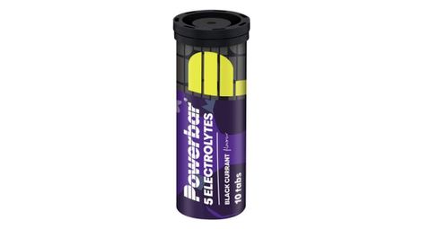powerbar 5 electrolytes blackcurrant energy drink 10 tablets