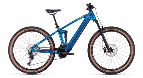 Cube stereo hybrid 120 slx 750 electric full suspension mtb shimano deore/xt 12s 750 wh 29'' electric blue 2023