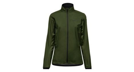 women s running jacket gore wear r3 partial gore tex infinium khaki