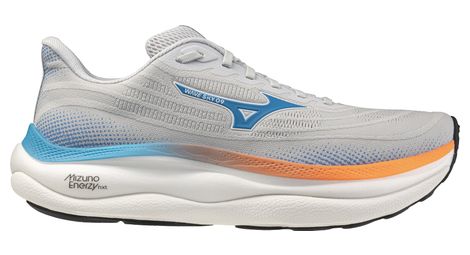 mizuno wave sky 9 men s running shoes white blue orange