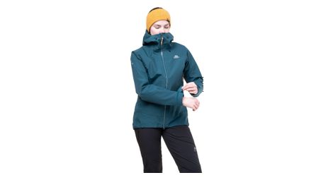 Chaqueta impermeable saltoro blue de mountain equipment para mujer