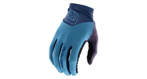 Guantes troy lee designs ace 2.0 azul pizarra