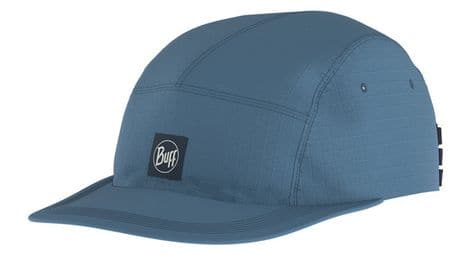 Buff 5 panel explore slen denim cap blue