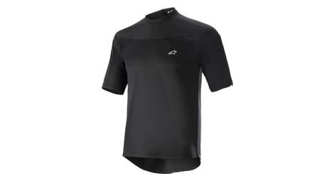 Maillot manches courtes alpinestars drop meta noir