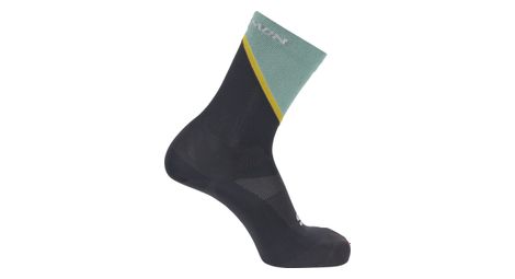 Chaussettes unisexe salomon pulse crew vert gris
