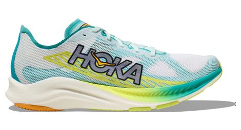 Scarpe da corsa hoka unisex cielo road rd bianco blu giallo