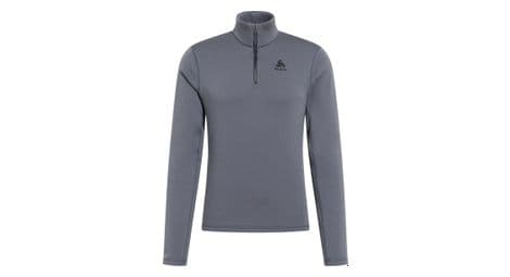 Maillot manches longues odlo 1 2 zip roy gris
