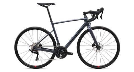 Racefiets van rysel ncr cf shimano 105 12s 700mm grijs 2023