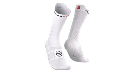 Compressport Pro Racing V4.0 Bike Ironman 2026 Socken, Weiß