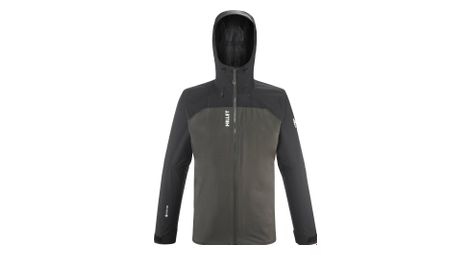 Veste impermeable millet seneca gore tex 2l noir khaki
