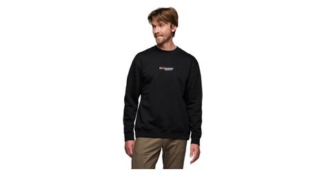 Black Diamond Heritage Wordmark Crew T-shirt lange mouwen Zwart