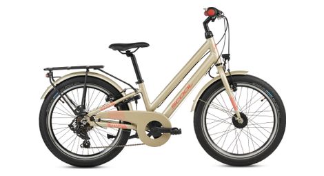 S’COOL chiX pro, vélo enfant, 7 vitesses, Beige