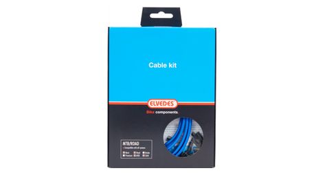Cables de transmission elvedes basic cable kit bleu