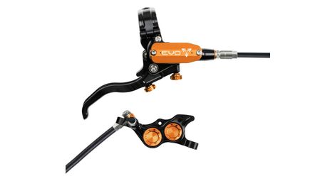 Frein arrière hope tech4 evo tr4 noir / orange durite standard
