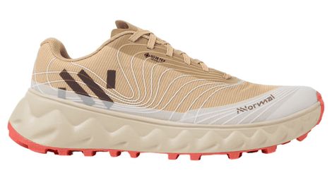 nnormal tomir 02 gtx beige white unisex trail shoes