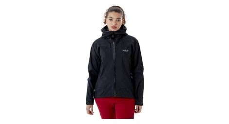 Rab downpour plus 2.0 women's waterproof jacket black