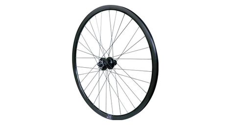 Roue gravel 700 ar blocage k7 jante noir mach1 gravel tub. ready moy. Shimano m475 disque