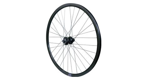 Roue gravel 700 ar blocage k7 jante noir mach1 gravel tub. ready moy. Shimano m475 disque