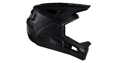 Leatt mtb enduro 4.0 removable chinstrap helmet black 2023