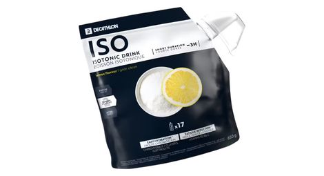 Boisson isotonique Decathlon Nutrition Iso Citron - 650g