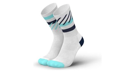 Incylence disrupts running socks white blue