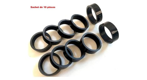 Rehausse potence 28 6 carbone h10mm sachet de 10 pieces