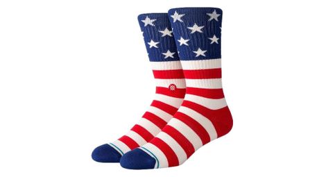 Chaussettes stance the fourth crew rouge bleu blanc