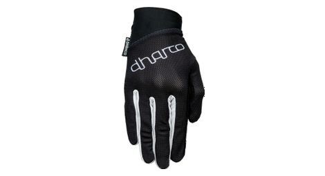 Gants longs femme dharco stealth noir blanc