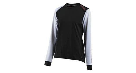 Troy lee designs lilium long sleeve jersey black white women