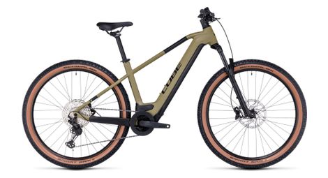Cube reaction hybrid race 750 electric hardtail mtb shimano deore/xt 12s 750 wh 29'' olive green 2023