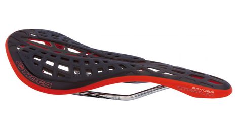 Selle tioga spyder stratum acier crmo noir/rouge