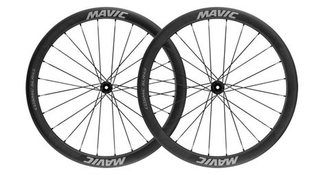 Paire de Roues Mavic Cosmic SLR 45 Disc 700mm | 12x100 - 12x142 mm | Centerlock | Noir/Gris