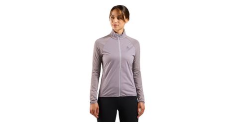 Chaqueta de running híbrida para mujer odlo zeroweight warm 2.0 gris