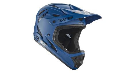 Seven m1 full face helm blauw