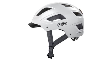 Abus casque vélo hyban 2.0 polaire blanc xl 58-63 cm