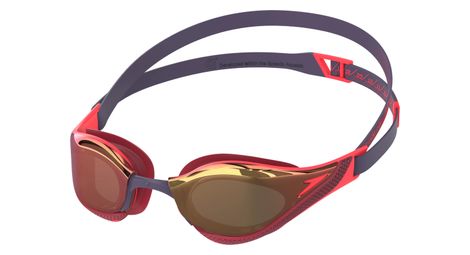 Gafas de natación Speedo Fastskin Pure Focus Mirror Negro/Rojo