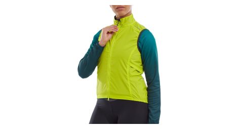 Gilet antivento da donna altura airstream giallo