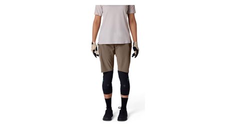 Pantaloncini da MTB Fox Flexair marroni da donna
